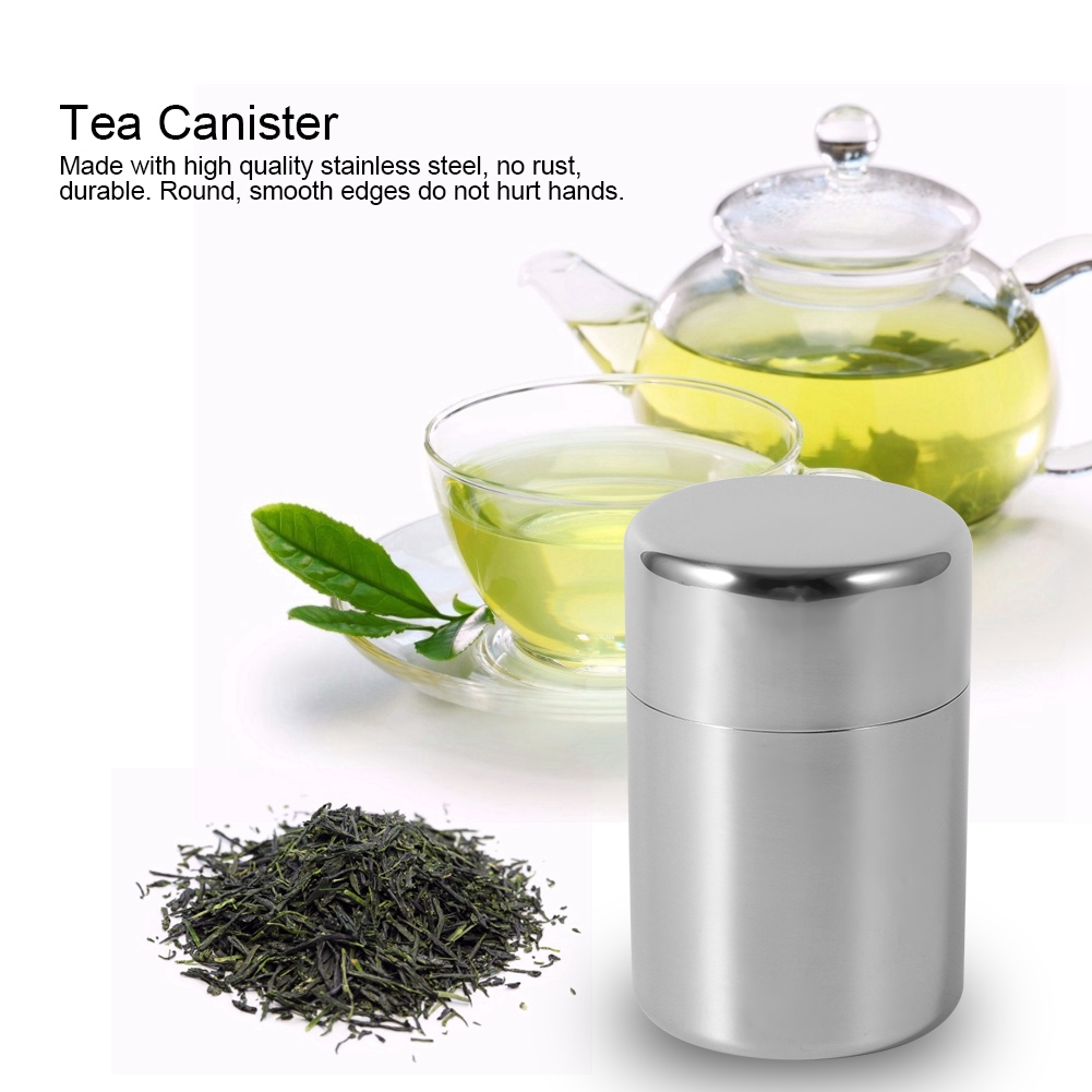 Stainless Steel Tea Tins Canis - Coffee Tea Sugar ulasan dan harga