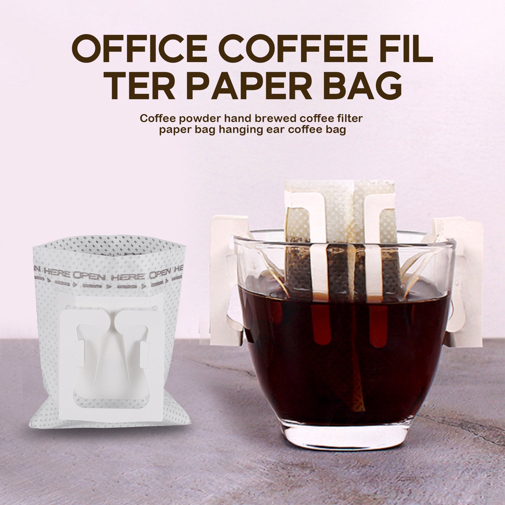 50Pcs / Pack Drip Coffee Filte - Coffee Tea & Jane ulasan dan harga
