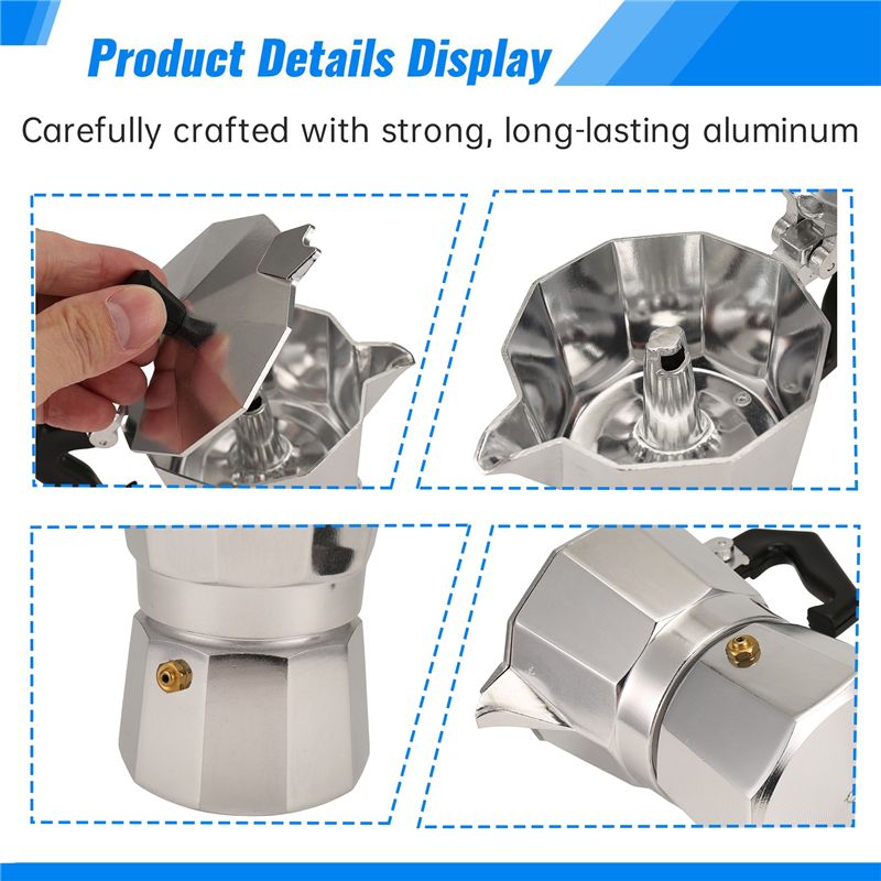 A92P Moka Pot Italian Coffee M - Moka Pot Stove ulasan dan harga