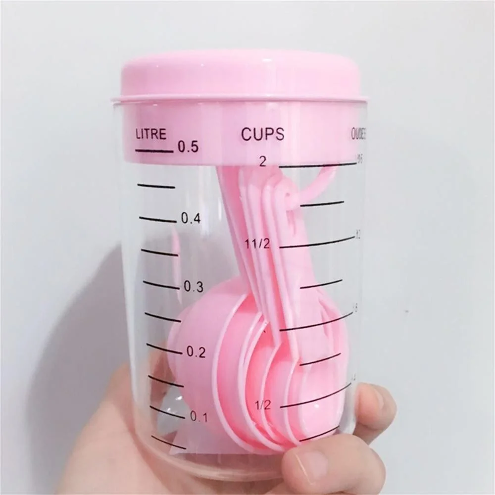 7 Pieces / Set Plastic Measuri - Coffee Tea And Sugar Set ulasan dan harga