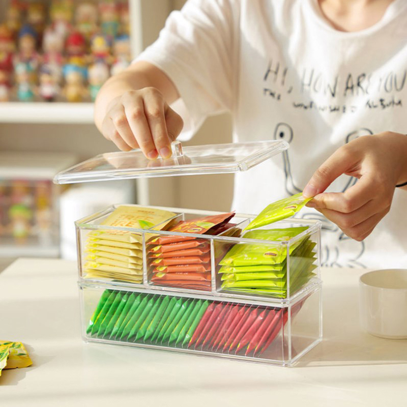 NEW Tea Bag Storage Box Drawer - Coffee Tea Sugar ulasan dan harga
