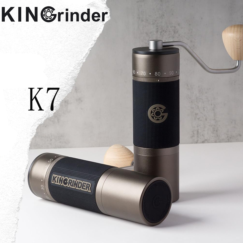 Kingrinder K7 manual coffee gr - Burr Hand Grinder ulasan dan harga