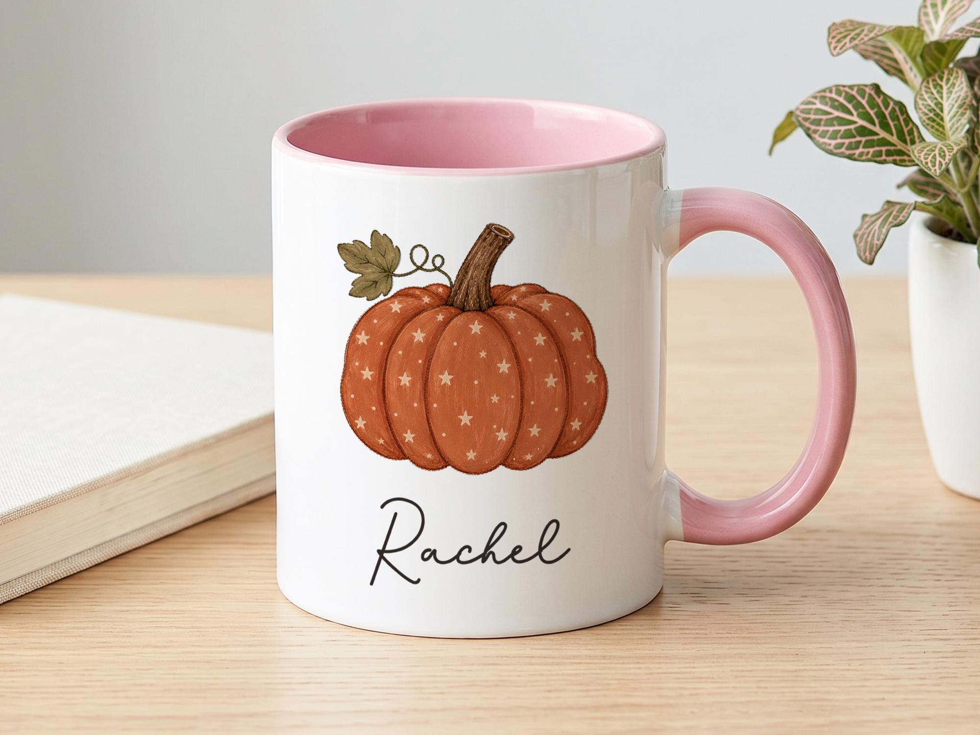 Personalized Pumpkin Mug, Cust - Coffee Tea Name ulasan dan harga